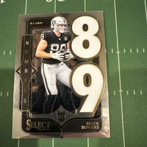 2024 Panini Select Brock Bowers Numbers #12 Las Vegas RC - Bild 1 von 4