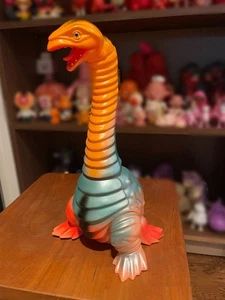 Cojica Toys Kaiju Tanystropheus Metal Blue Orange Ver Sofubi Figure Animal Model - Picture 1 of 3
