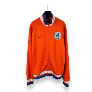 Chaqueta deportiva de fútbol vintage Nike Países Bajos Holanda cremallera completa para hombre talla XL - Imagen 1 de 20