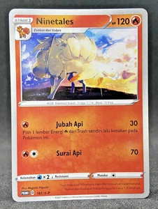Pokémon LIMITED TCG Indonesia Ninetales Promo 161/S-P Near Mint - Foto 1 di 5