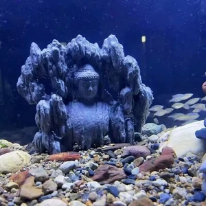 Unique Buddha Figurines Realistic Fish Tank Ornament Aquarium Scenery - Picture 1 of 6