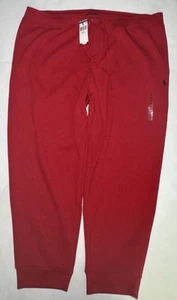 Polo Ralph Lauren Men's Red Double Knit Tech Jogger Pants Size 3XB/3TG - Picture 1 of 4