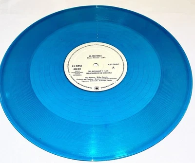 Gil Altamar y Los Pregoneros De Soledad Los Corraleros Maxi 45- Blue Vinyl Rare - Image 1 of 4