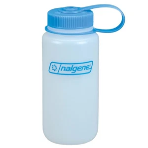 Nalgene Wide Mouth HDPE 500ml Bottle Clear Smoke - Picture 1 of 3