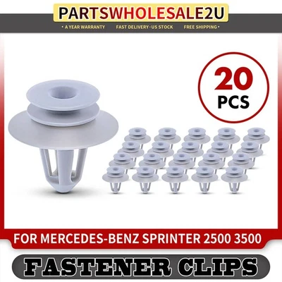 20 piezas clips de retención de techo de nailon de 9,5 mm para Mercedes-Benz Sprinter 2500 3500 Foto 1 de 4