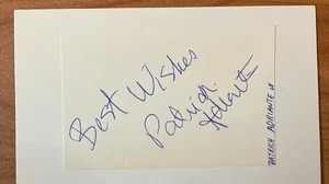 M*A*S*H: Patrick Adiarte Signed Cut Autograph on Index Card - Only on Ebay! - Picture 1 of 1