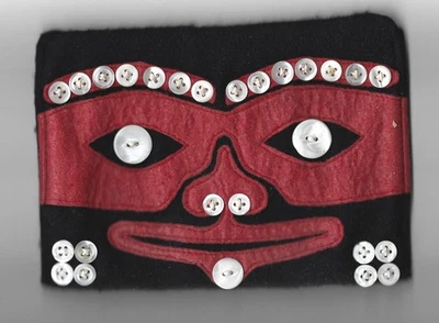 Vintage Barry Herem Northwest Coast Indian style purse or pouch, 1980's - Image 1 of 3