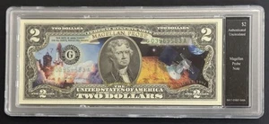 Bradford Exchange - Colorized Space Magellan Probe $2 Dollar Note - Picture 1 of 3