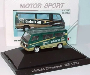 1:87 Mercedes-Benz 100D Bus - DTM 1993 Diebels Alt Zakspeed - Herpa 035620 - Foto 1 di 3