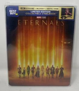 Eternals Steelbook 4K UHD + Blu-ray Best Buy Limited Edition - Picture 1 of 9