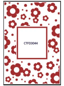 CARPETA DE ESTAMPADO ARTESANAL TOO "MARCO DE FLORES" CTFD3044 PARA ÁLBUMES DE RECORTES Y TARJETAS - Imagen 1 de 1