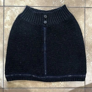 CHANEL Knit Mini Skirt Size 38 Buttons - Picture 1 of 8