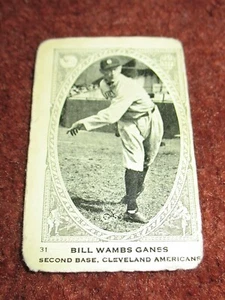 1922 NEILSON'S CHOCOLATE V61-1 ~#31 BILL WAMBSGANES ~ Cleveland Indians! - Picture 1 of 2