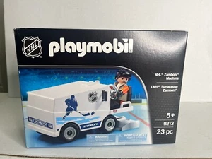 PLAYMOBIL GEOBRA NHL ZAMBONI MACHINE 9213 23 PIECES PLAYSET HOCKEY - Picture 1 of 8