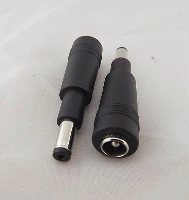 2x 5.5x 2.1mm Female To 4.8x 1.7mm Bullet Male DC Power Connector Adapter for Hp - Image 1 of 4