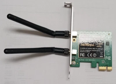 Rosewill RNX-N600PCE_v2.0 N600 Wireless Dual Band PCI Express Adapter *NEW* - Image 1 of 2