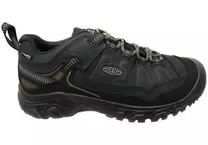 Brand New Keen Mens Targhee Iv Waterproof Hiking Shoes Triple Black - Picture 1 of 6
