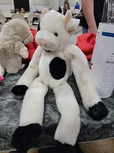 Black White Hanging Cow hands Feet Plush 19" stuffed animal - Picture 1 of 5