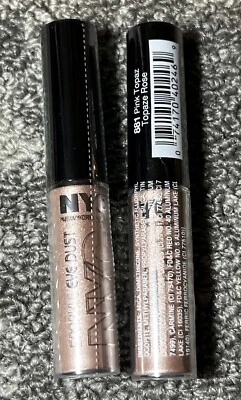2 ~ NYC New York Color Sparkle Eye Dust, #881 PINK TOPAZ ~Discontinued HTF - Image 1 of 4