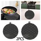 2 Pieces Silicone Induction Cooktop Mat Silicone Mats for Stove Top Cover