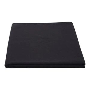5x Black Trestle Table Cloth 137x274cm Fabric Linen-Look Function Restaurant - Picture 1 of 1