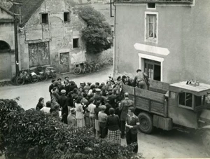 France Brugheas Parisian Children Refugees Old Photo Trampus October 1940? - Imagen 1 de 3