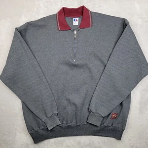 Vintage Russell Sweatshirt Men XXL Sweater USA Made Athletic Sportswear Polo 90s - Picture 1 of 8