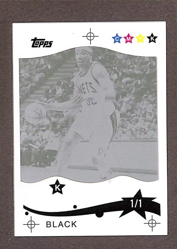 2005 Topps #94 Clifford Robinson Black Printing Plate 1/1 - Image 1 of 3