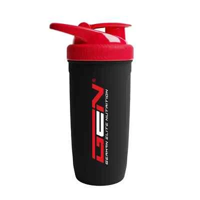 GERMAN ELITE NUTRITION Protein Shaker 700 ml - aus Edelstahl - BPA frei - Fitness Becher Eiweiß