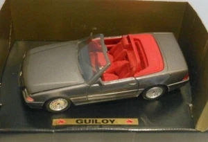 Guiloy Mercedes 500 SL Cabriolet 1:20 scale diecast model Grey Boxed - Picture 1 of 11