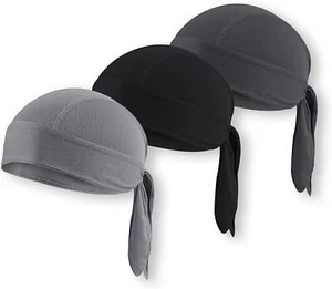 Men Skull Caps Helmet Liner Cycling Hats for Motorcycle Bike Running Activities - Picture 1 of 39