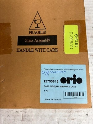 Espejo retrovisor lateral derecho Saab 9-3 2003-2009 nuevo OE P/N 12795612 Foto 1 de 3