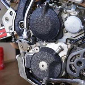 Black Engine Guards 1996-2004 Honda XR400 Cover Grip Tape XR400R 400R - Foto 1 di 3