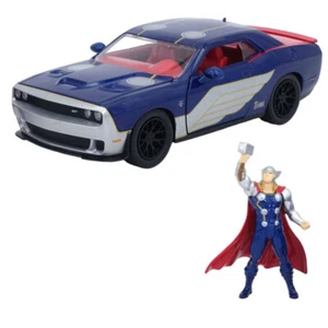 1:24 Jada Hollywood Rides - Marvel - 2015 Dodge SRT8 Hellcat with Thor - Picture 1 of 3