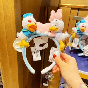 Shanghai Disneyland Disney Minnie Mouse Headband Heart Donald Daisy Duck - Picture 1 of 2