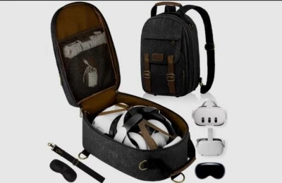 SMRITI Hard Carrying Case Gray/Stone Blue VR Carrying Case - Image 1 of 4