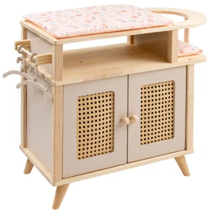 howa Puppenwickeltisch aus Holz"miniflowers"mit Puppensitz, Auflage, Bügel 2760 - Bild 1 von 7