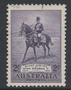 Australia 1935 2/- Silver Jubilee Very Fine Used - Picture 1 of 1