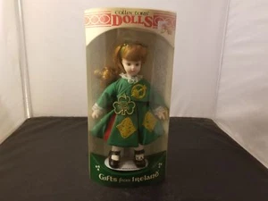 NOS Gifts From Ireland Collectors Doll Porcelain Deluxe Model With Clothing 1990 - Picture 1 of 12