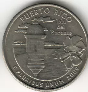 USA - 2009D - Washington ¼ Dollar - Puerto Rico - Low Mintage - #10390 - Picture 1 of 2