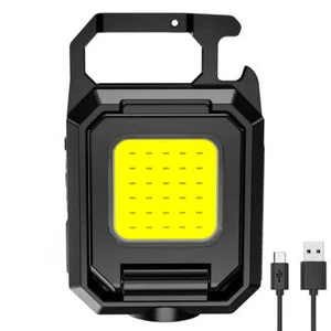 NNEOBA LED Mini Keychain Light Type-C Rechargeable Flashlight - Picture 1 of 6