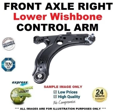 Brazo de control de horquilla inferior derecho eje delantero derecho audi a3 1.9 tdi 2000-2003 Foto 1 de 4