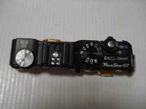 Canon Powershot G7 G9 G10 G11 Camera-Top Bar Power Zoom Button Mode Dial Hotshoe - Picture 1 of 8