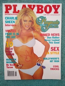 Playboy Magazine June 2001 Heather Spytek Center / Brande Roderick Cover - Picture 1 of 9