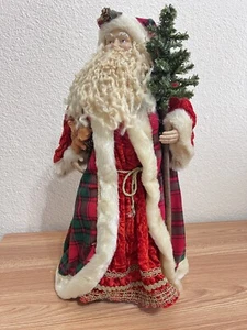 Tree Topper Santa Red, Vintage Christmas, Santa Tree Topper Santa Claue - Picture 1 of 9