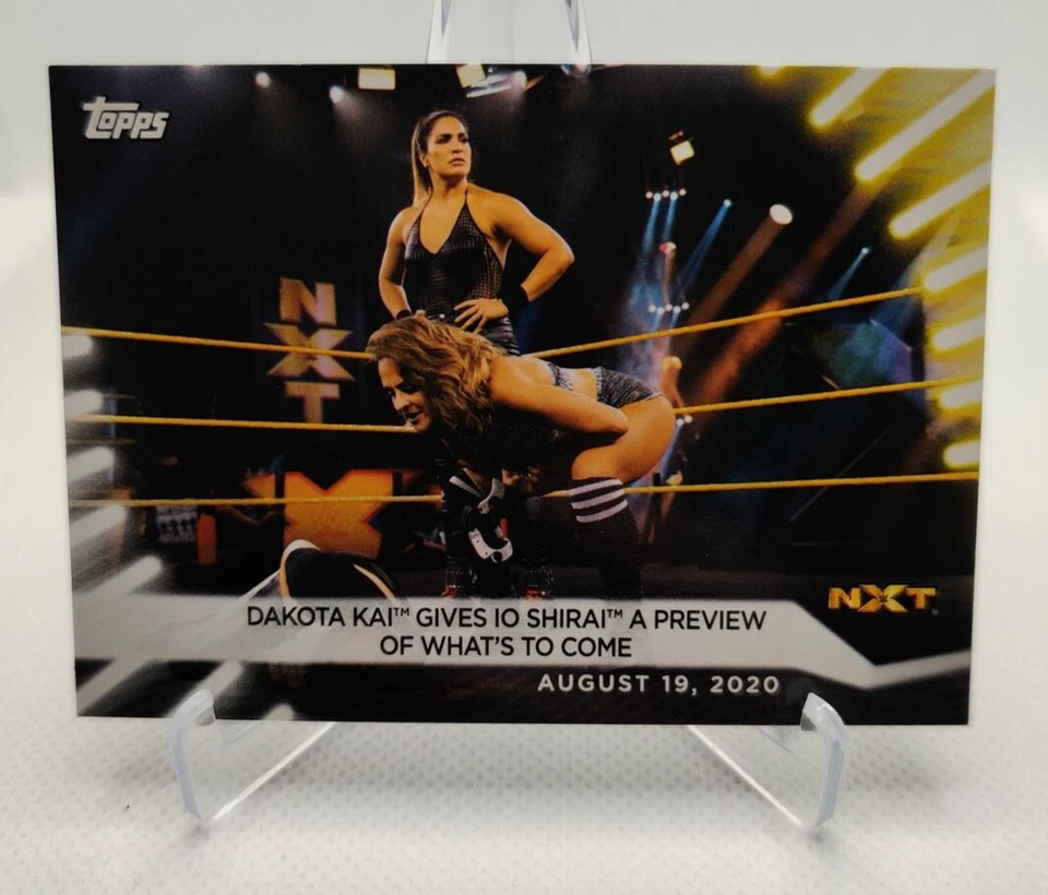 2021 Topps WWE Women's Division #60 Dakota Kai Io Shirai wrestling card - Image 1 of 2