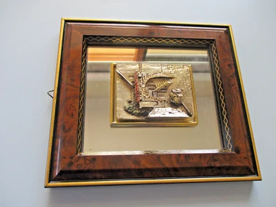Creazioni Artistiche 3D Relief Mirror Framed Picture-Italy. - image 1 of 4