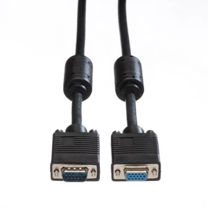 VGA-Kabel HD15 Stecker - Buchse mit Ferritkern, 20 m - Bild 1 von 2