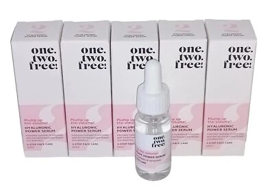 one.two.free! Hyaluronic Power Serum 45 ml ( 5 x 9 ml ) Neu & Ovp - Bild 1 von 2