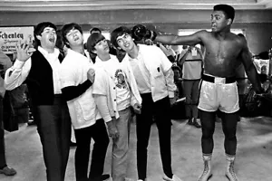 The Beatles - Muhammad Ali - 1965 - Portrait Poster - Picture 1 of 1